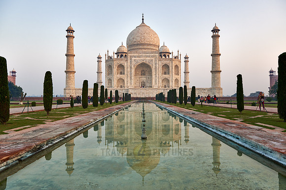 Taj Mahal in morning light