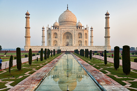 Taj Mahal in morning light
