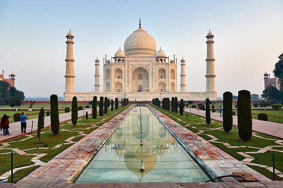 Taj Mahal in morning light