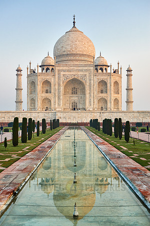 Taj Mahal in morning light