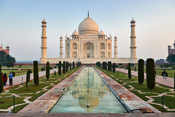 Taj Mahal in morning light