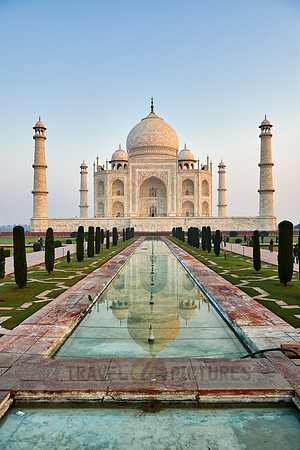 Taj Mahal in morning light