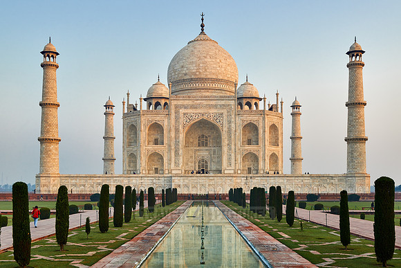 Taj Mahal in morning light