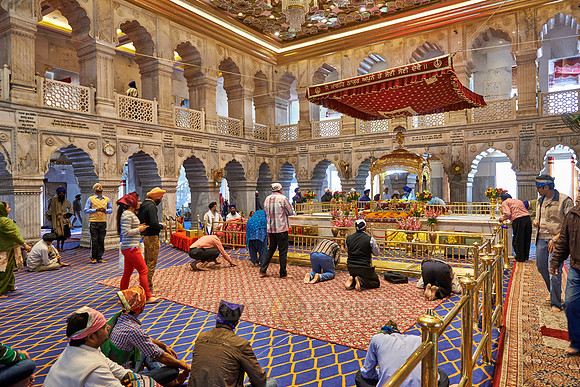 Shish Ganj Gurudwara Sikh Temple in Old Delhi