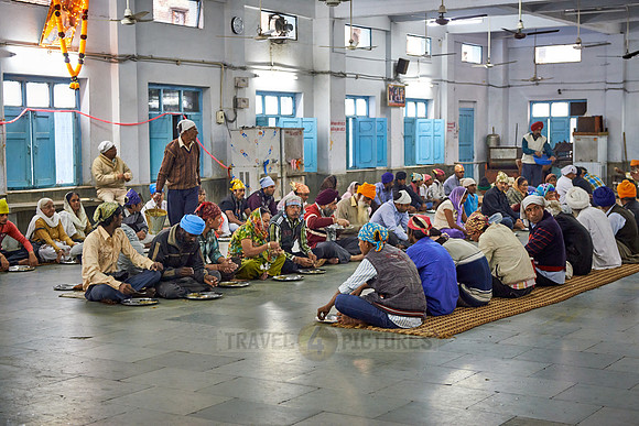 kitchen in Shish Ganj Gurudwara Sikh Temple
