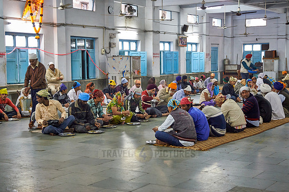 kitchen in Shish Ganj Gurudwara Sikh Temple