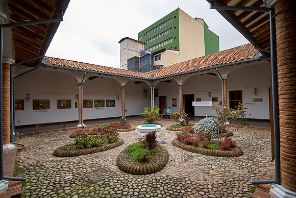 inner courtyard of museum