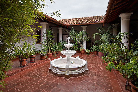 courtyard of a COLONY BUILDING