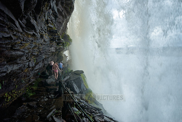 way behind El Sapo Waterfalls,