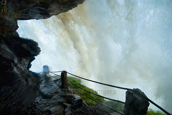 way behind El Sapo Waterfalls,