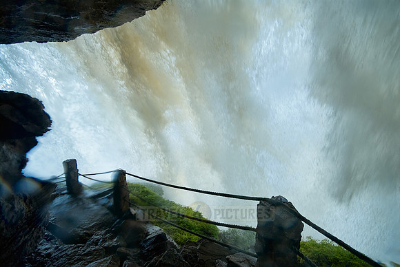 way behind El Sapo Waterfalls,