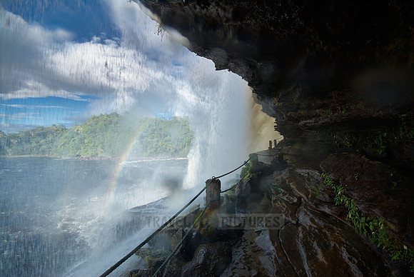 way behind El Sapo Waterfalls,