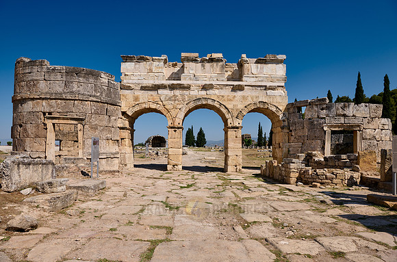 Frontinus Gate or Nothern Gate in Greek Hierapolis