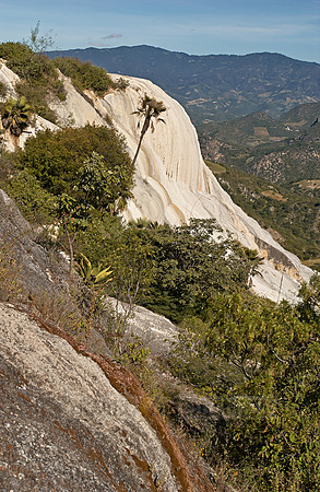 petrified waterfall