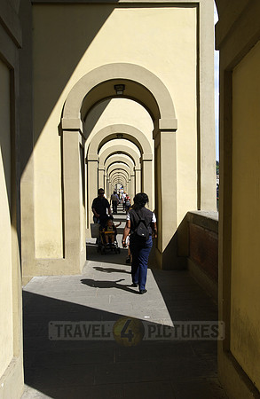 Tourists at the Uffizi Galleries