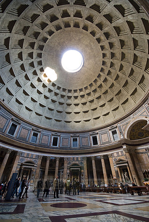interior shot of Pantheon