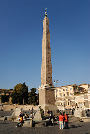 obelisco Flaminio at Piazza del Popolo