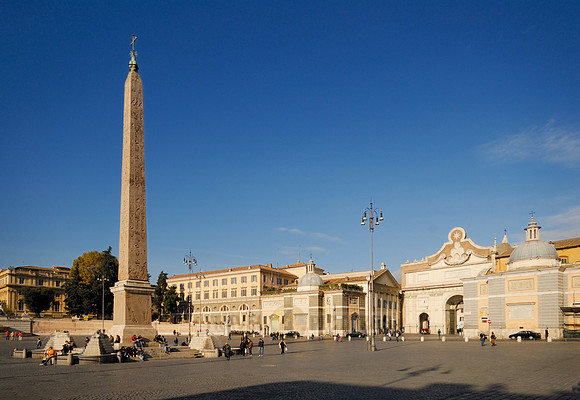 obelisco Flaminio at Piazza del Popolo
