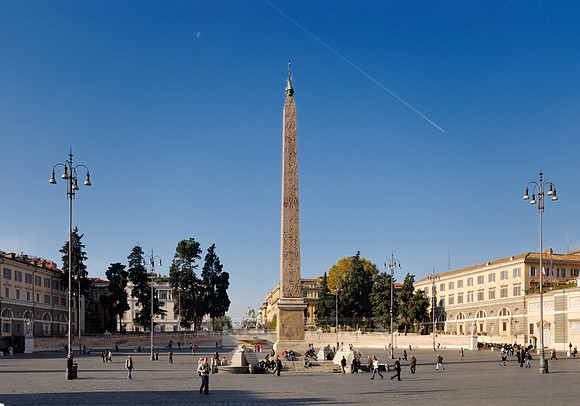 obelisco Flaminio at Piazza del Popolo