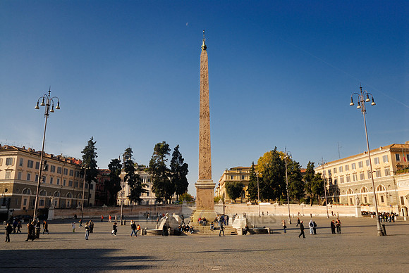 obelisco Flaminio at Piazza del Popolo