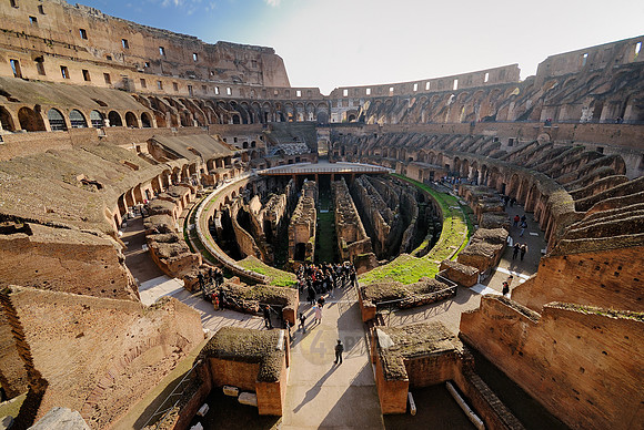 interior of Colosseum