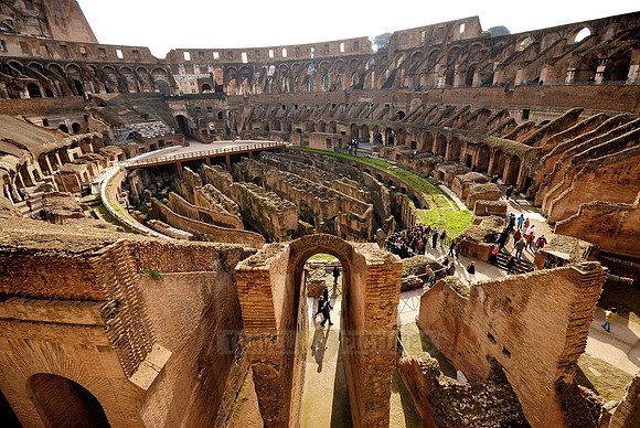 interior of Colosseum