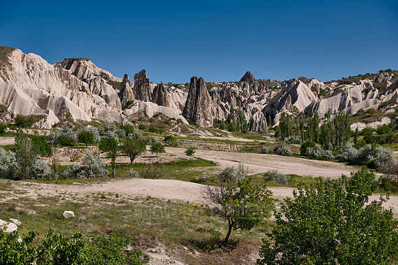 landscape of Rose Valley Goreme