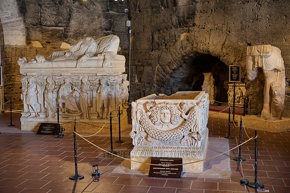 inside museum of Greek Hierapolis