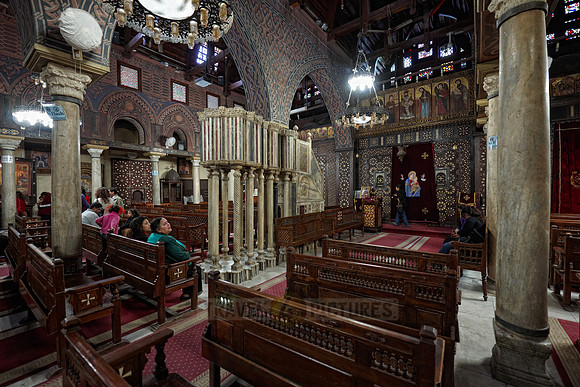 interior shot of The Hanging Church
