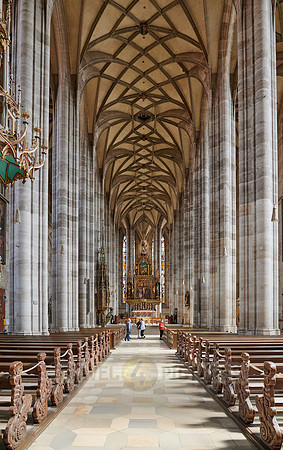 interior shot of church Munster St. Georg