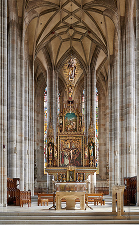 interior shot of church Munster St. Georg