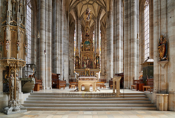 interior shot of church Munster St. Georg