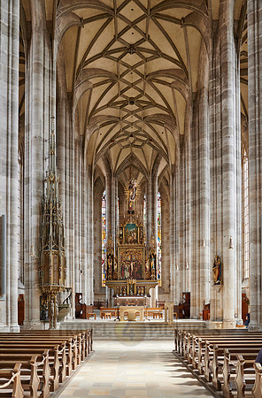 interior shot of church Munster St. Georg