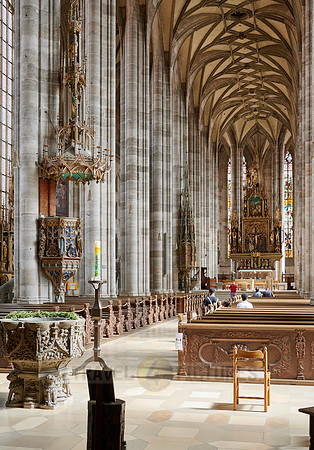 interior shot of church Munster St. Georg