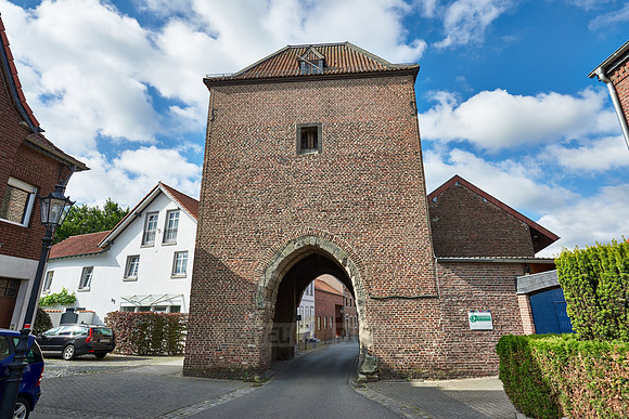 City gate in the old city wall of Gangelt