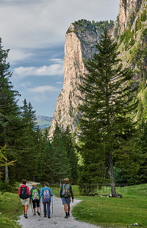 hiker in Langental