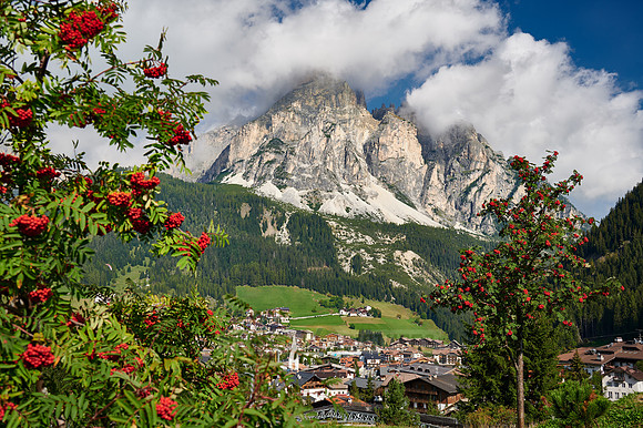 view on Mount Sassongher