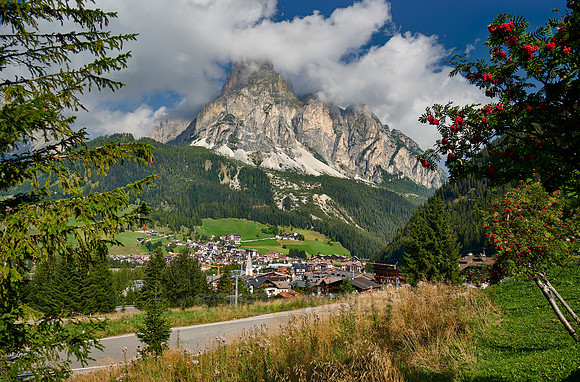 view on Mount Sassongher