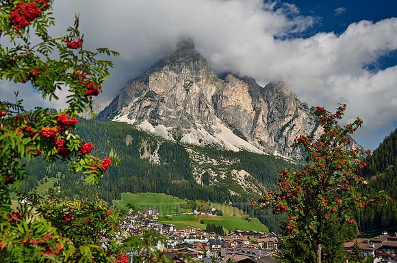 view on Mount Sassongher