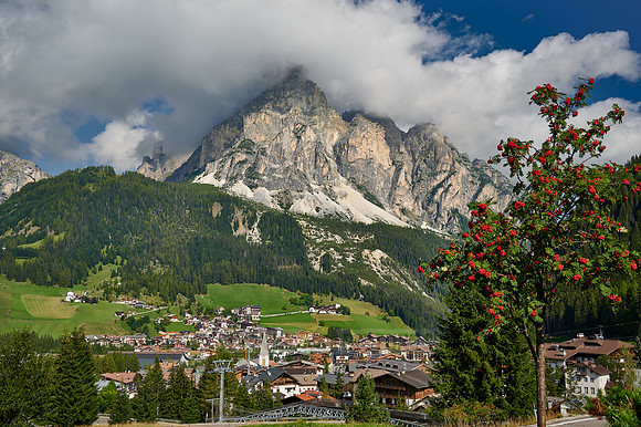 view on Mount Sassongher