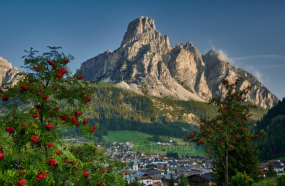 view on Mount Sassongher