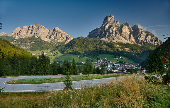 view on Mount Sassongher