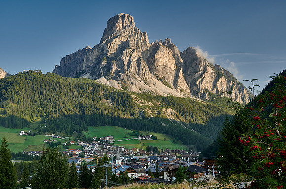 view on Mount Sassongher