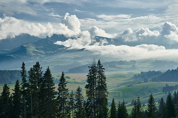 Clouds over the Alpe di Siusi