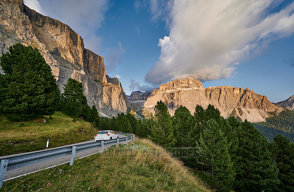 Sella Group, Sass Pordoi , Passo Pordoi