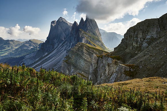 Seceda, nature park Puez-Geisler
