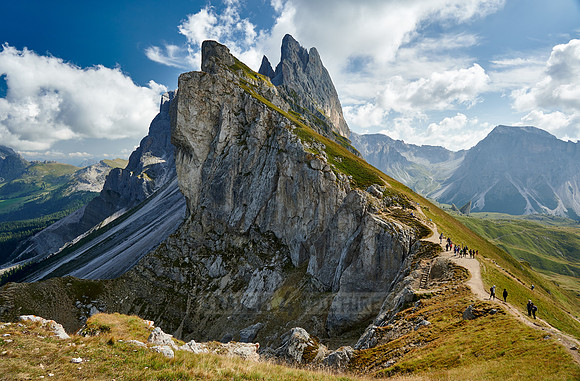 Seceda, nature park Puez-Geisler