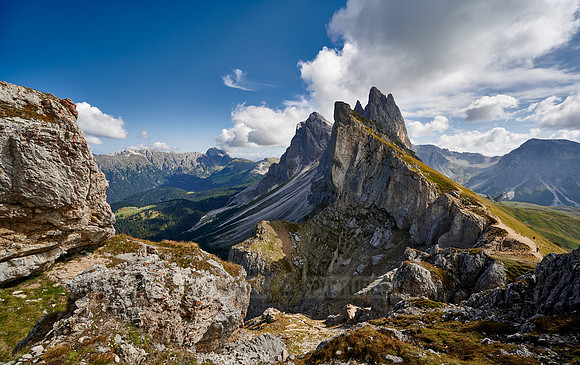 Seceda, nature park Puez-Geisler
