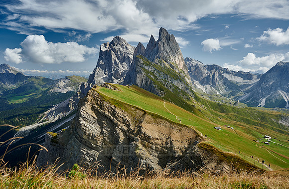 Seceda, nature park Puez-Geisler
