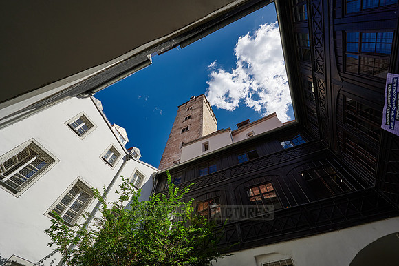 the Golden Tower of Regensburg